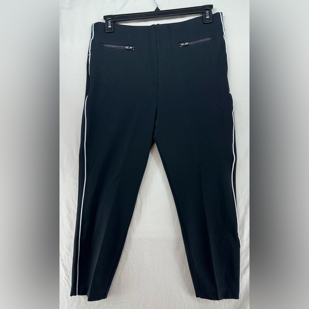 Spanx The Perfect Pant Ankle Piped Skinny in Black Size 1X‎ Petite